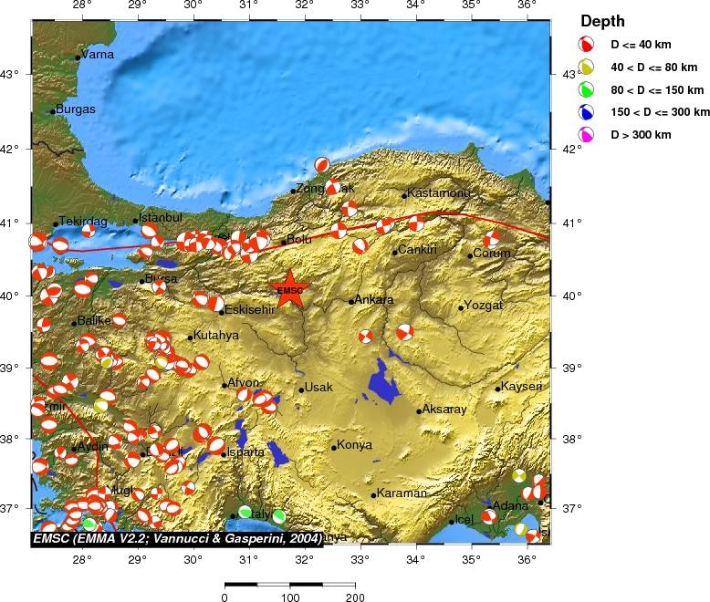 Regional moment Tensor
