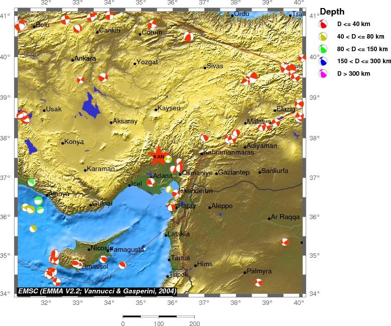 Regional moment Tensor