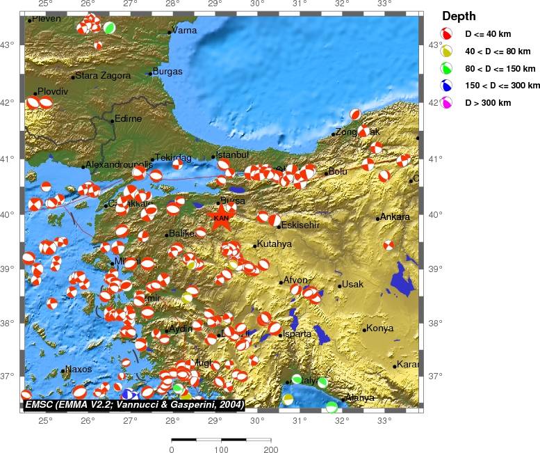 Regional moment Tensor