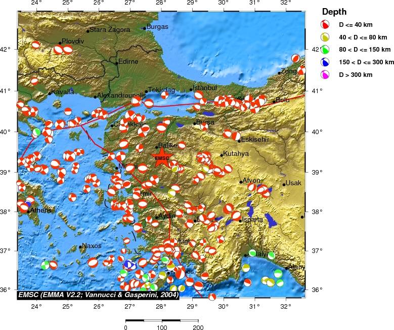 Regional moment Tensor