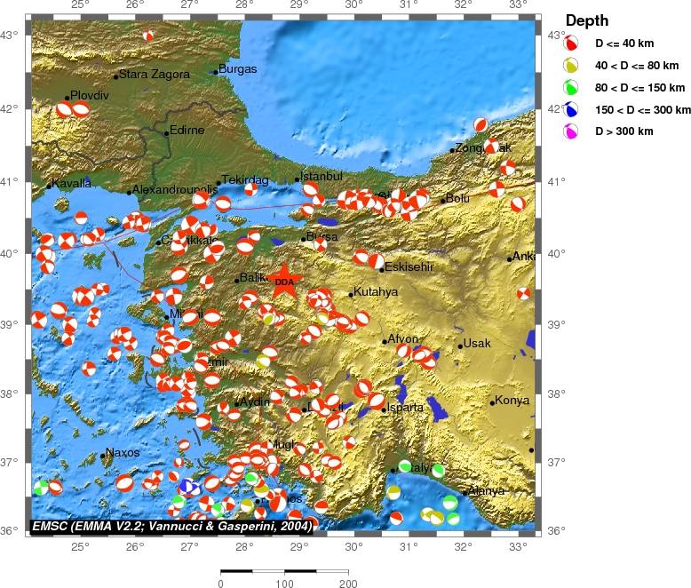 Regional moment Tensor