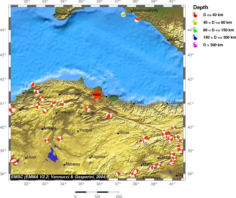 Regional moment Tensor