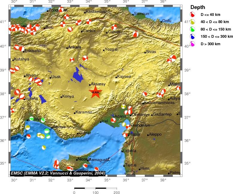 Regional moment Tensor