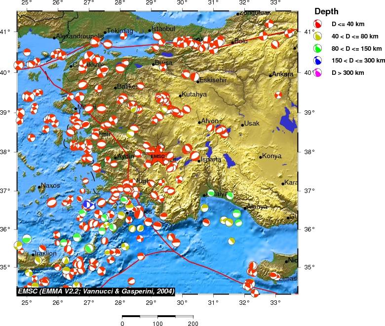 Regional moment Tensor