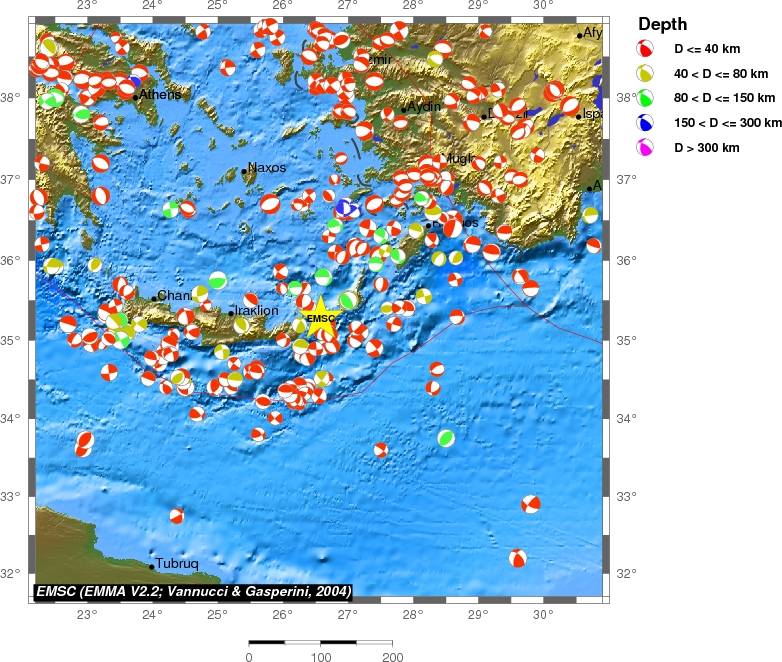 Regional moment Tensor