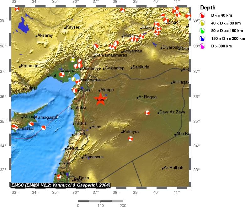 Regional moment Tensor