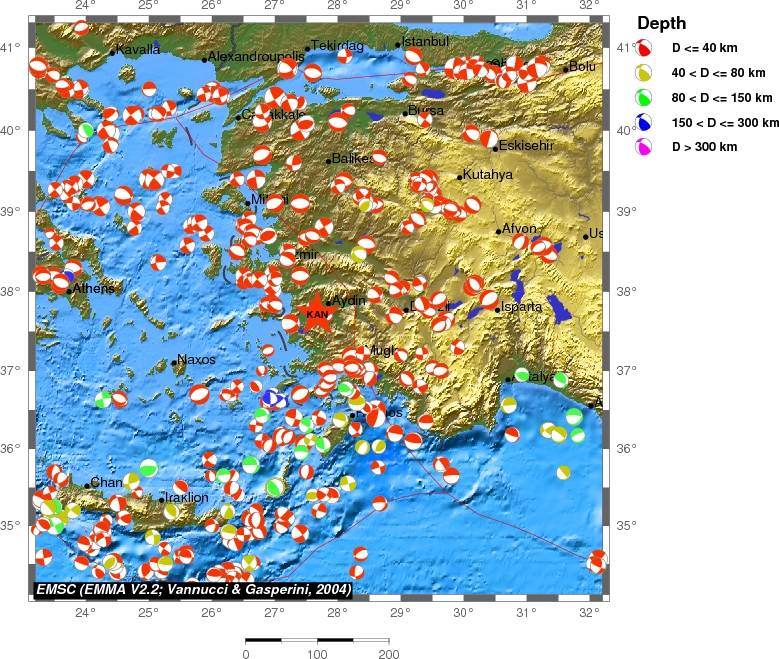 Regional moment Tensor