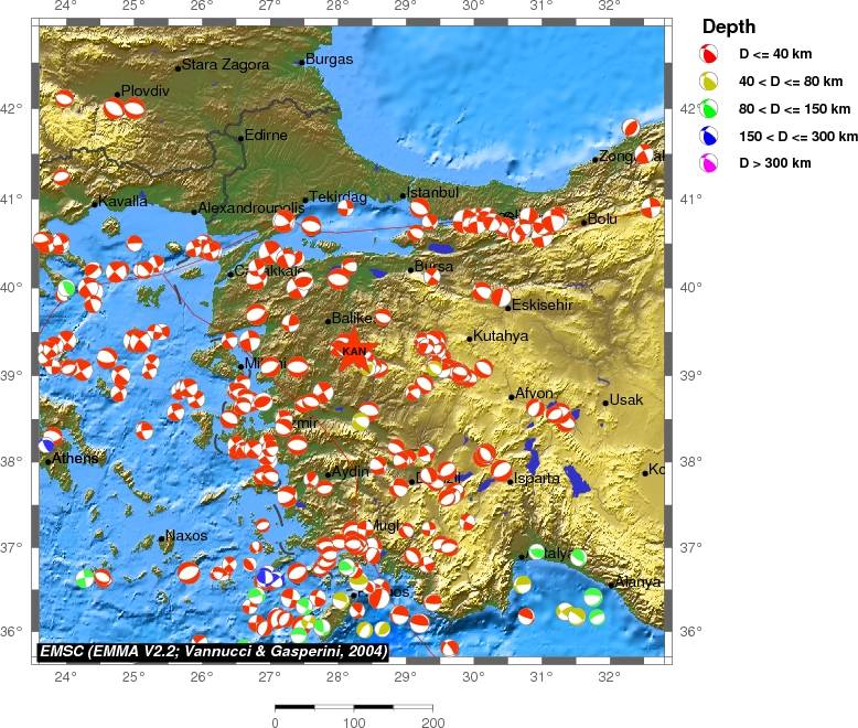 Regional moment Tensor