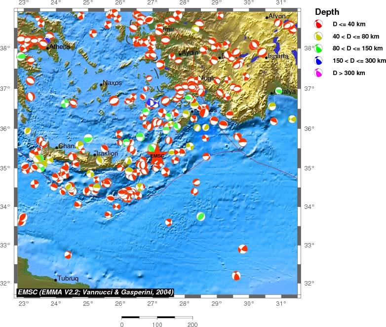 Regional moment Tensor