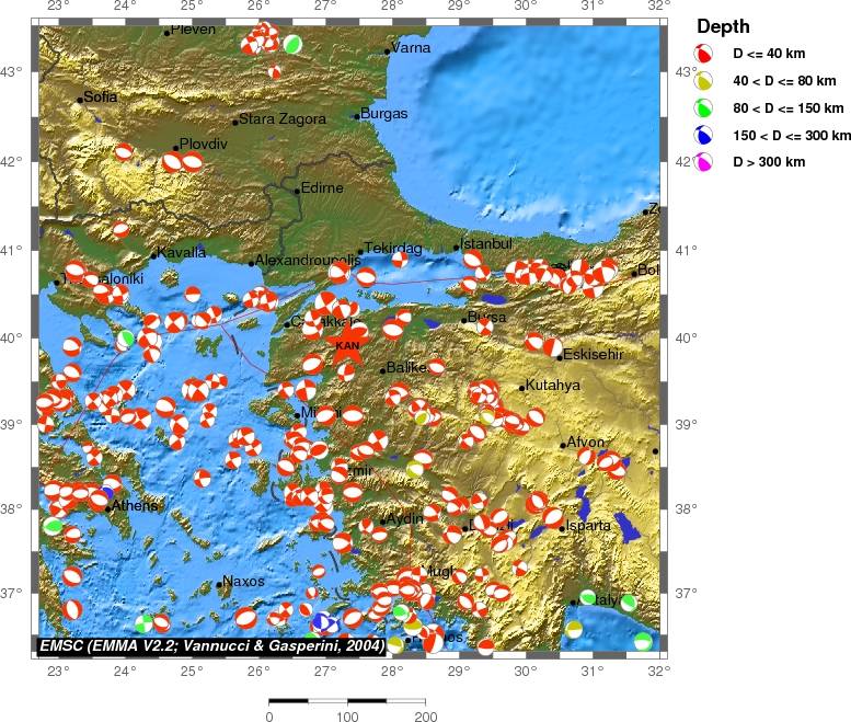 Regional moment Tensor