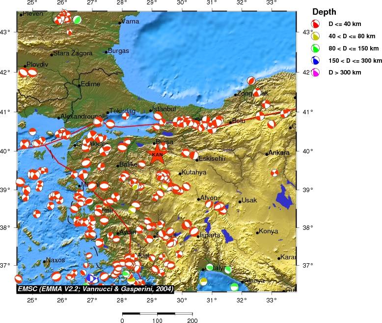 Regional moment Tensor