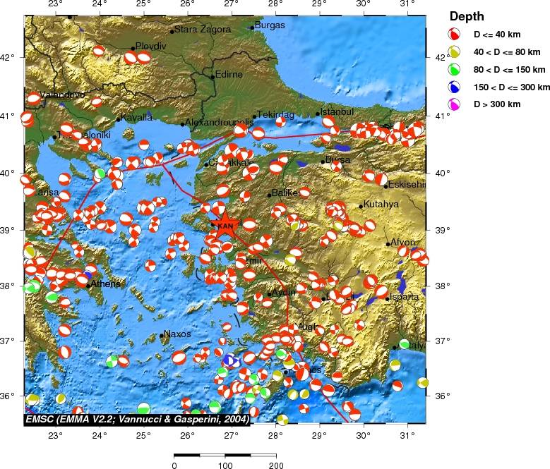 Regional moment Tensor