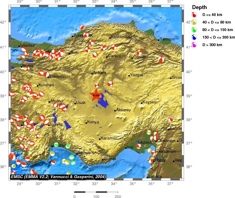 Regional moment Tensor