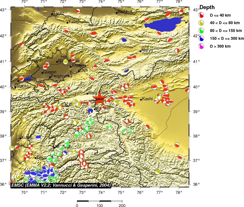 Regional moment Tensor