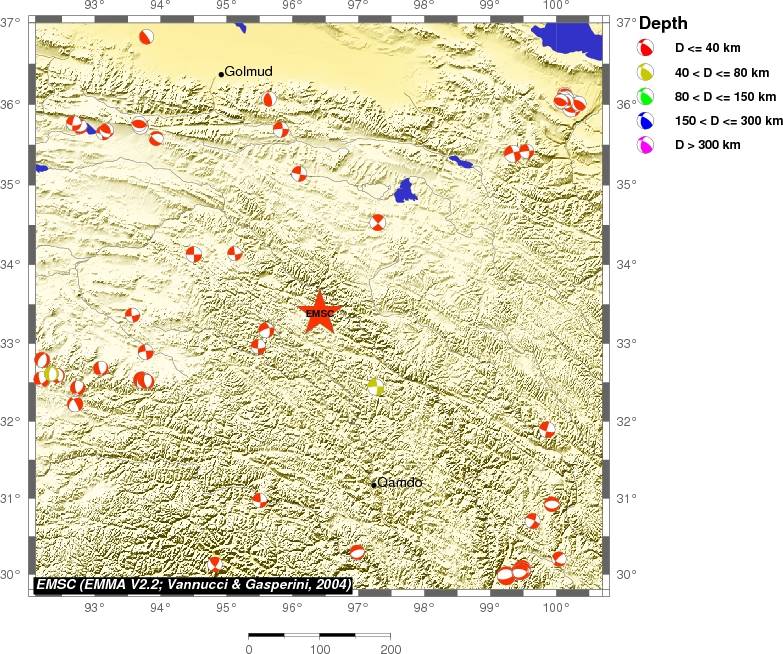 Regional moment Tensor