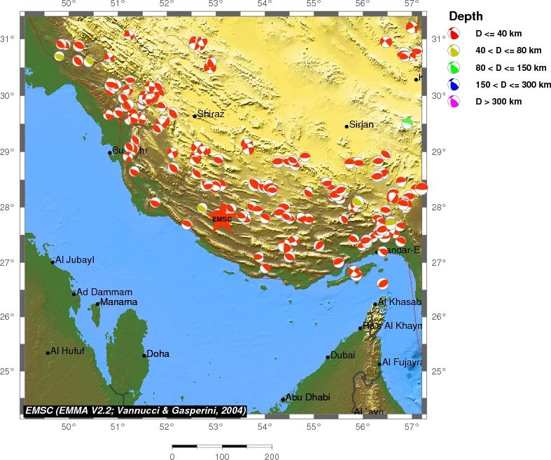 Regional moment Tensor