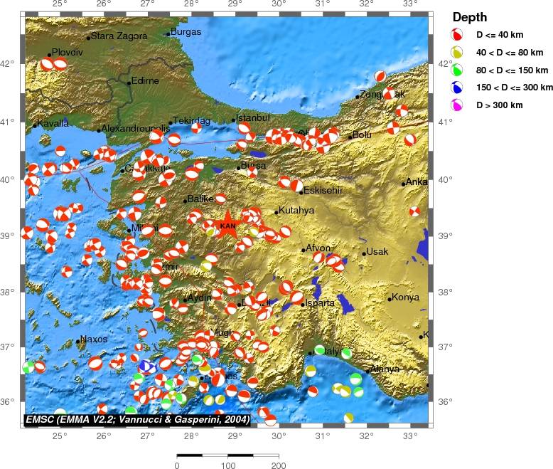 Regional moment Tensor