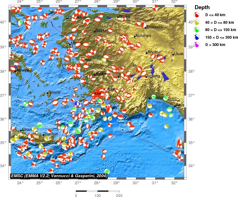 Regional moment Tensor