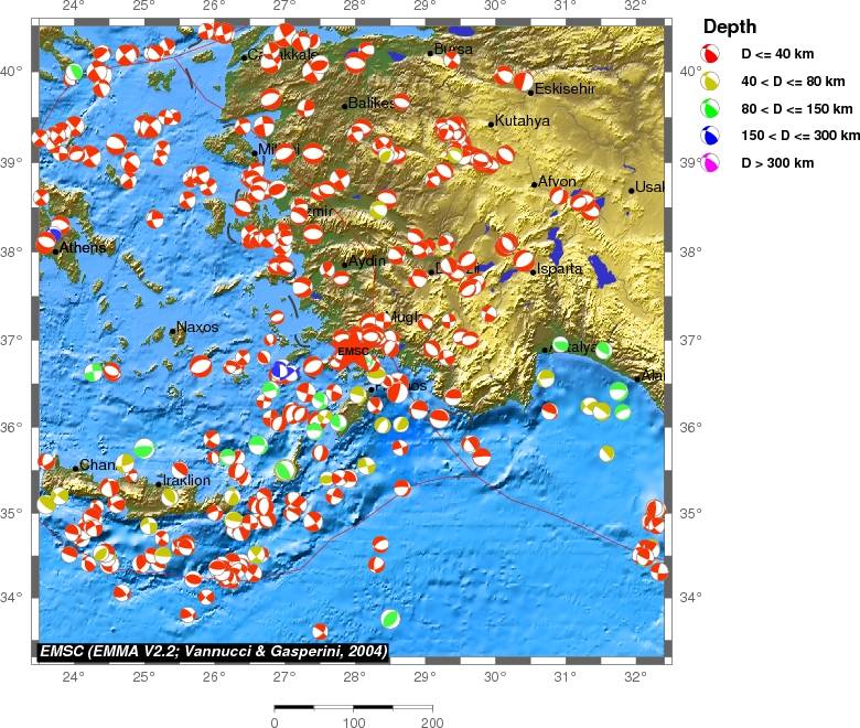 Regional moment Tensor