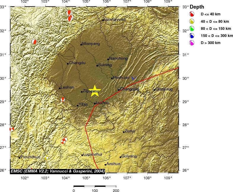 Regional moment Tensor