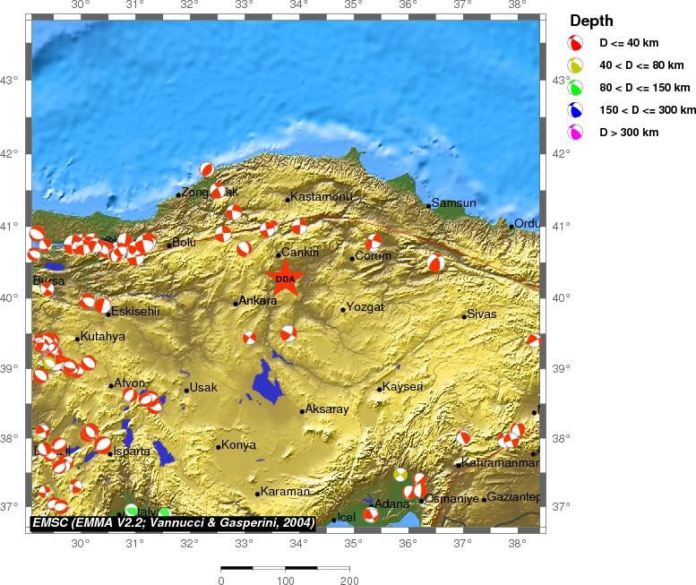 Regional moment Tensor