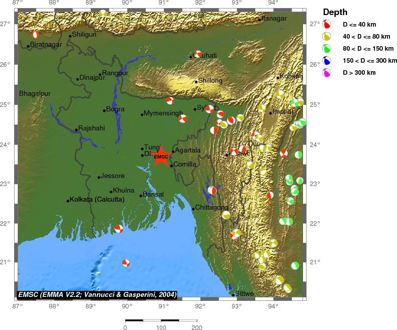 Regional moment Tensor