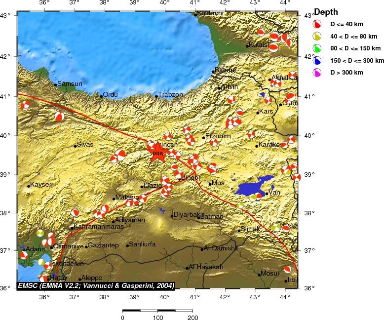 Regional moment Tensor