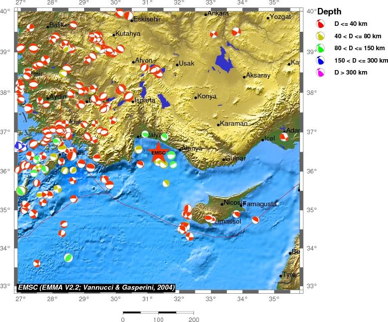 Regional moment Tensor