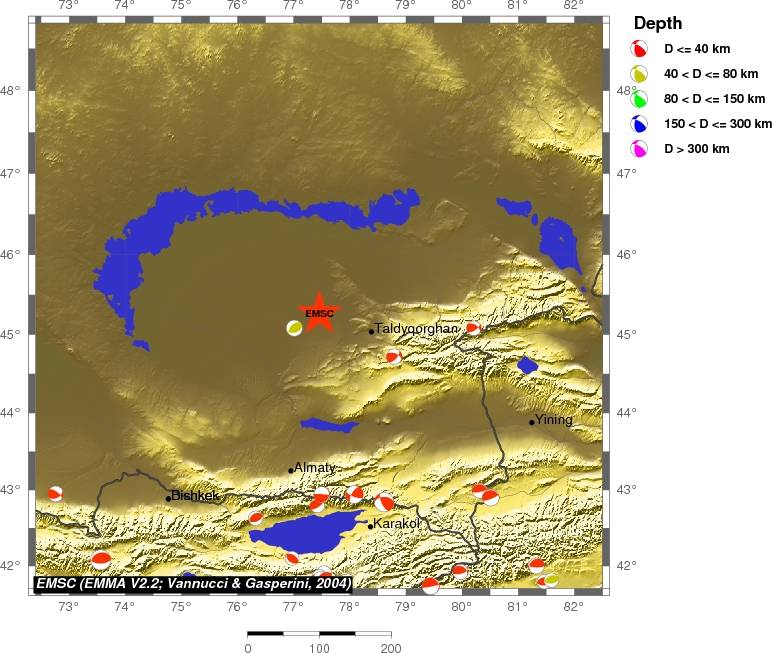 Regional moment Tensor