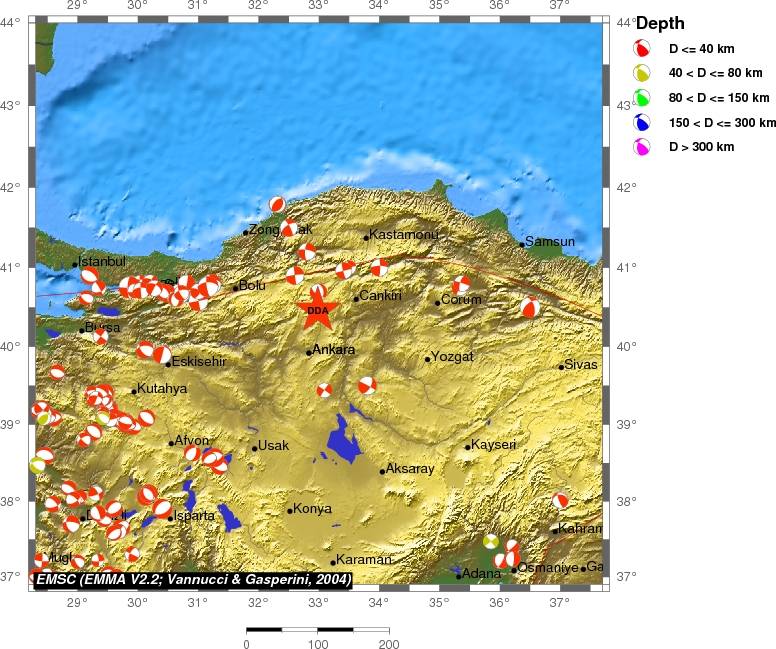 Regional moment Tensor
