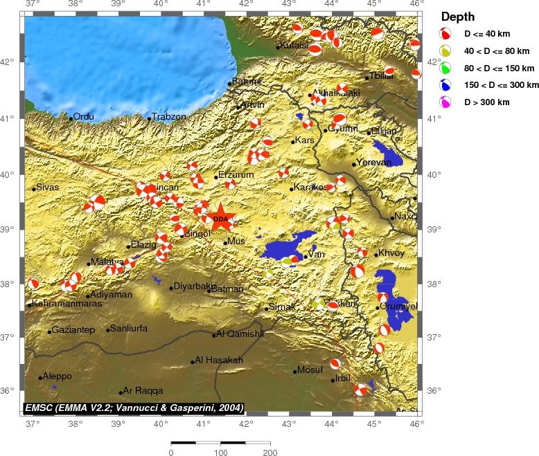Regional moment Tensor
