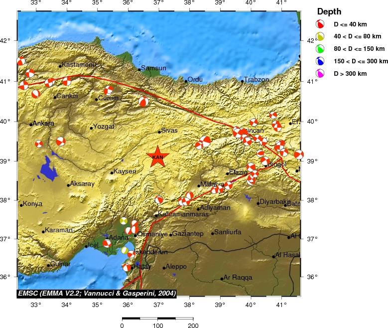Regional moment Tensor