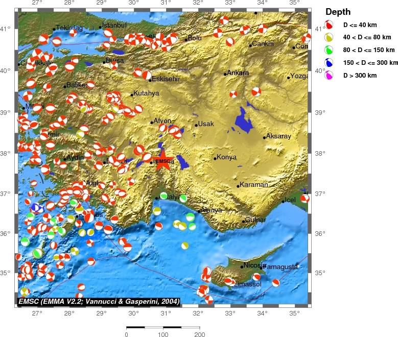 Regional moment Tensor