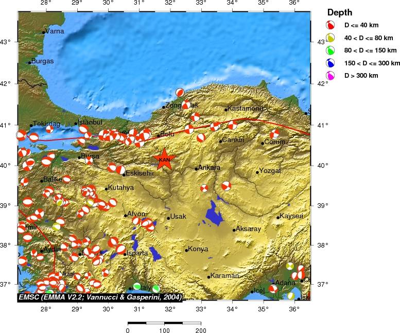 Regional moment Tensor