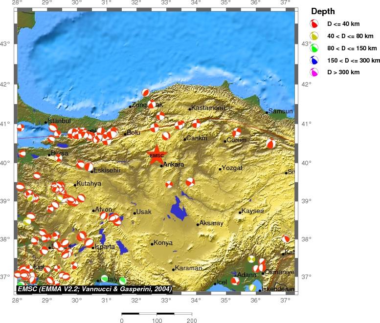 Regional moment Tensor