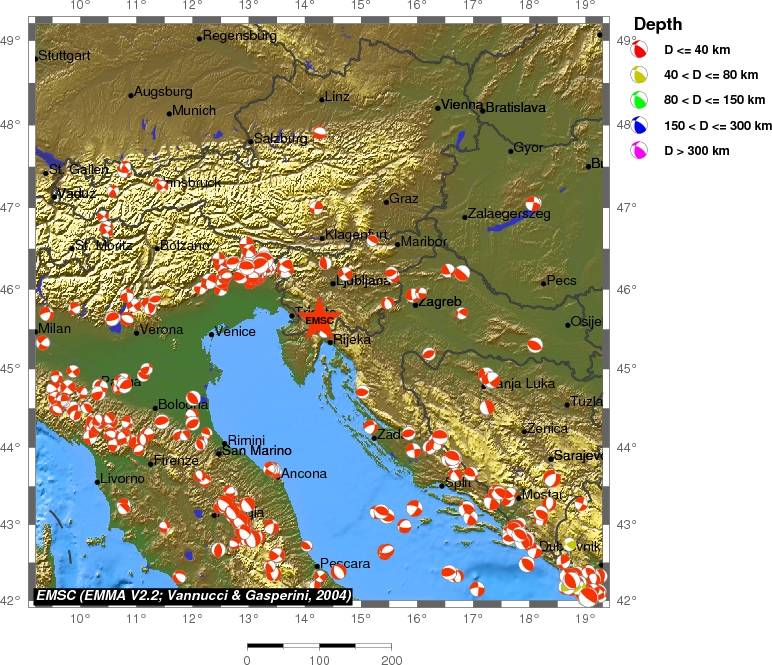 Regional moment Tensor