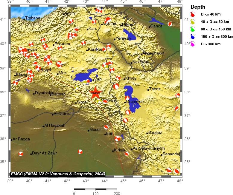 Regional moment Tensor
