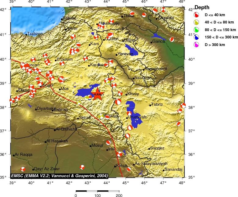 Regional moment Tensor