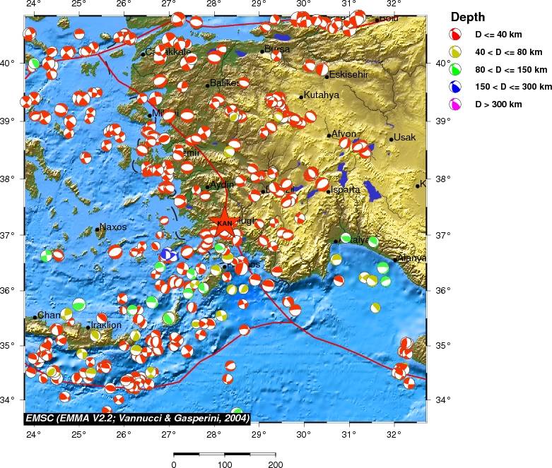 Regional moment Tensor