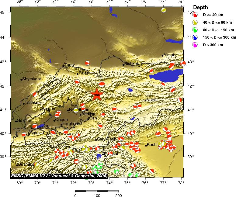 Regional moment Tensor