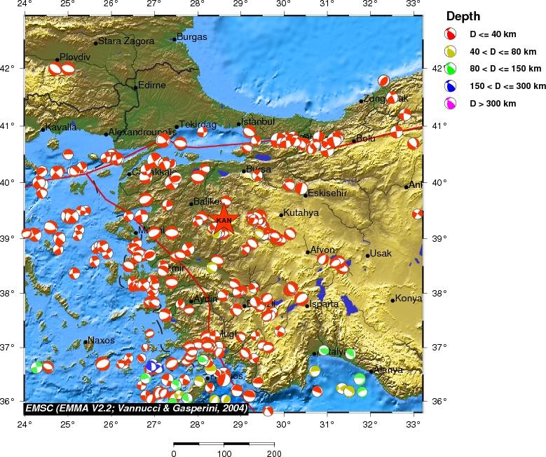 Regional moment Tensor