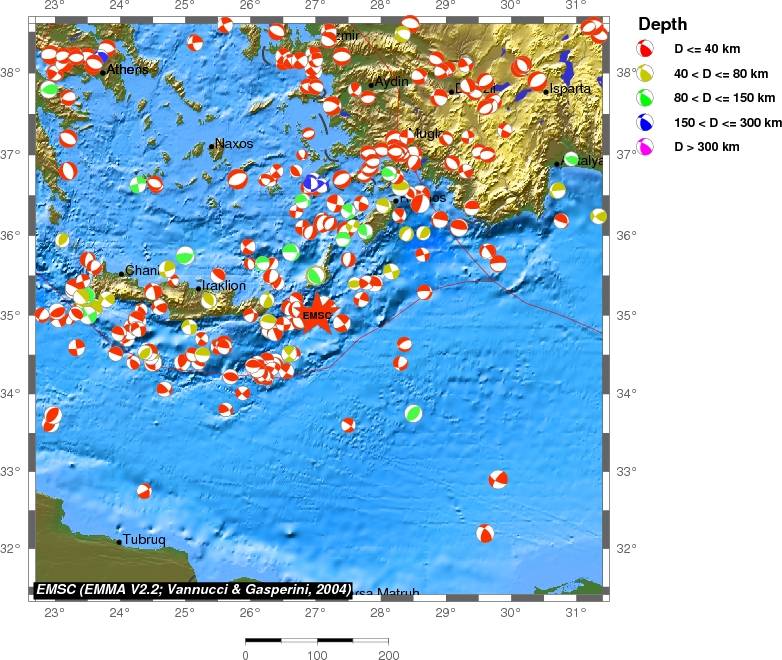Regional moment Tensor