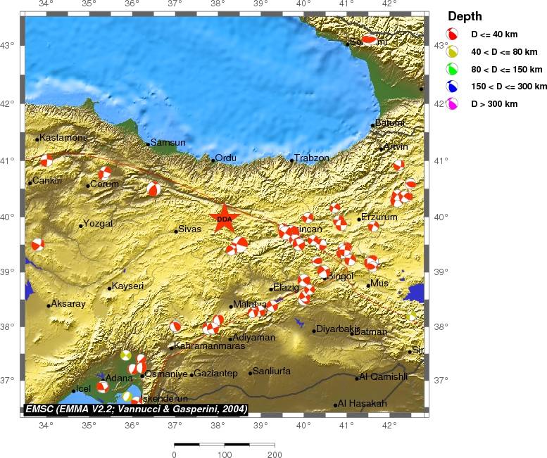 Regional moment Tensor