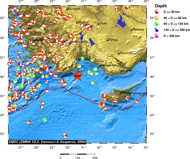 Regional moment Tensor