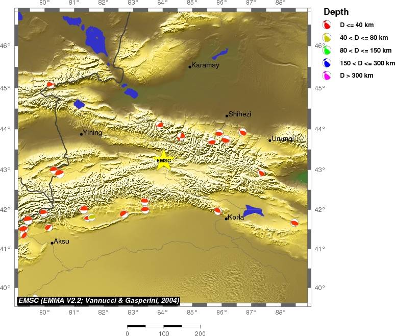 Regional moment Tensor
