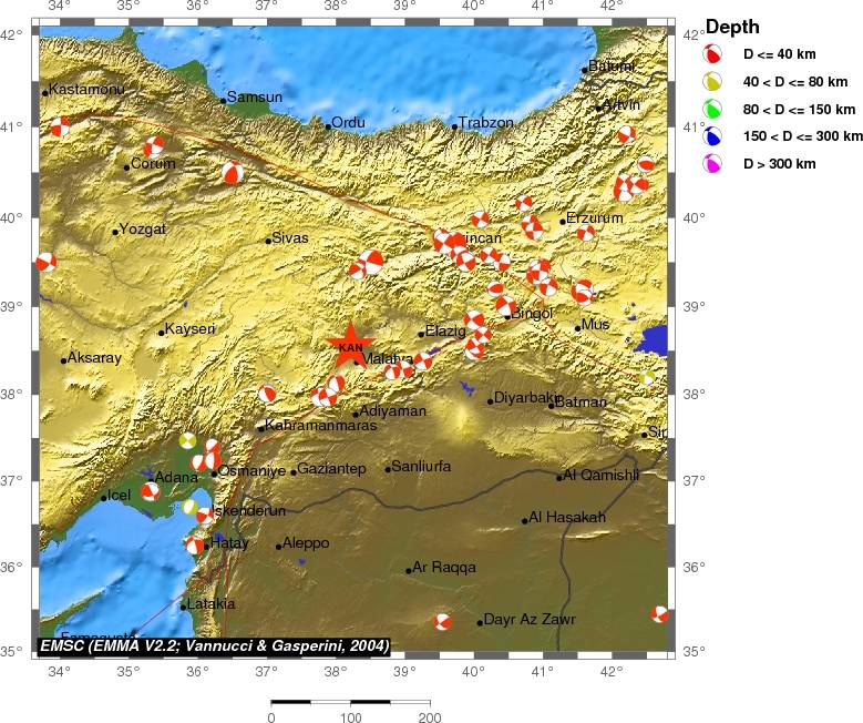 Regional moment Tensor