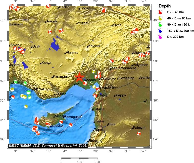 Regional moment Tensor