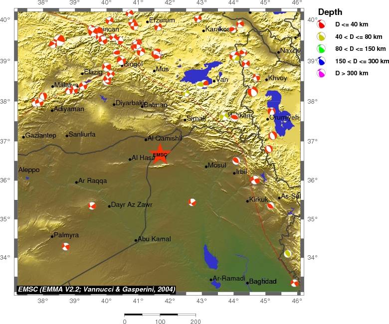 Regional moment Tensor