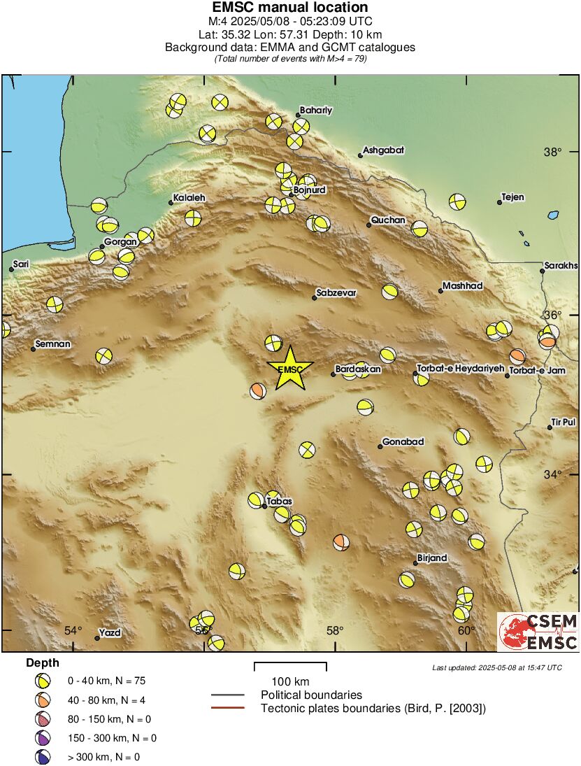 Regional moment Tensor