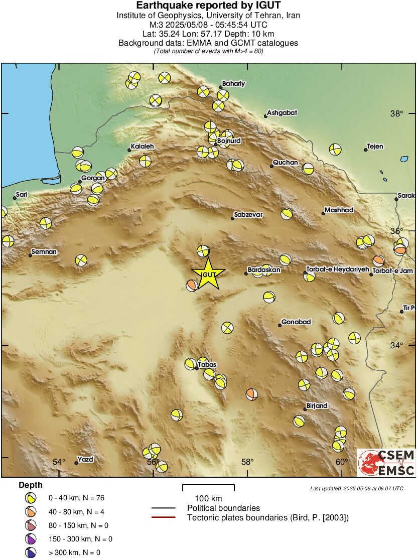 Regional moment Tensor